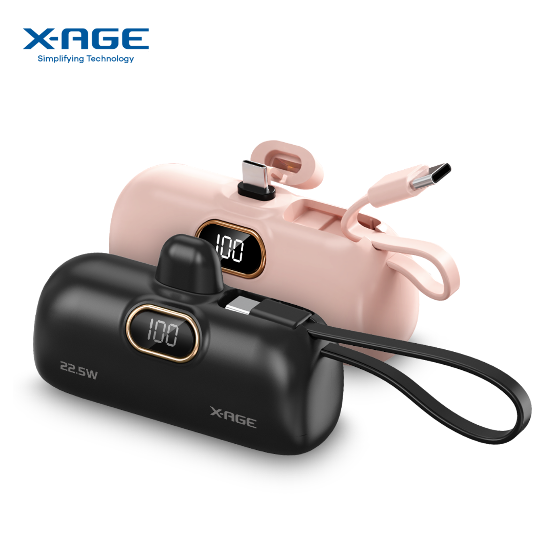 X-AGE ConvE Capsule 5000mAh Powerbank – 22.5W Fast Charging 2