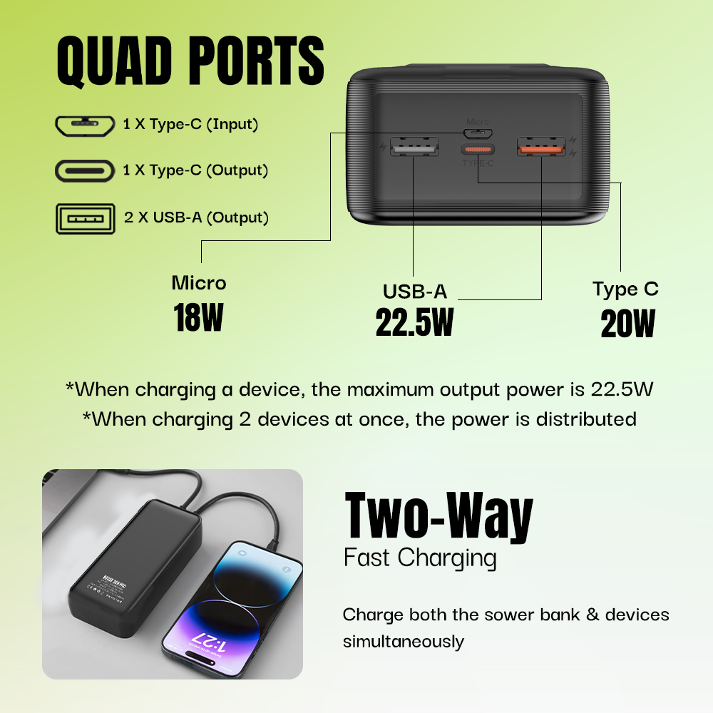 Ultima Boost 30K Pro 30000mAh Powerbank – 22.5W Fast Charging 1